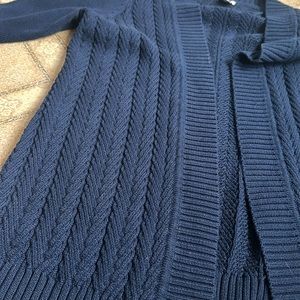 LL Bean Open Knit Cardigan